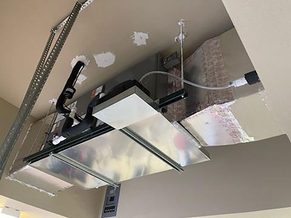 Jeffery A. Berry air handler installation.